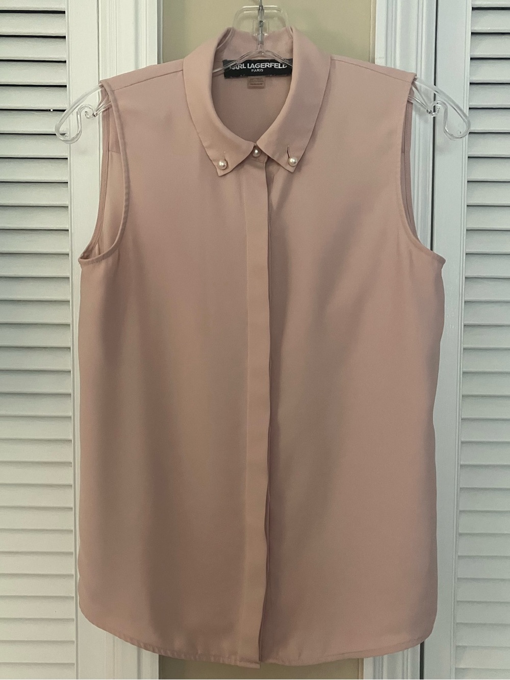Karl Lagerfeld Blush Blouse